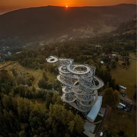 Appartement Izerska Weranda - Gorski 120m2 Świeradów-Zdrój